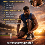 Daily training habits of successful athletes.